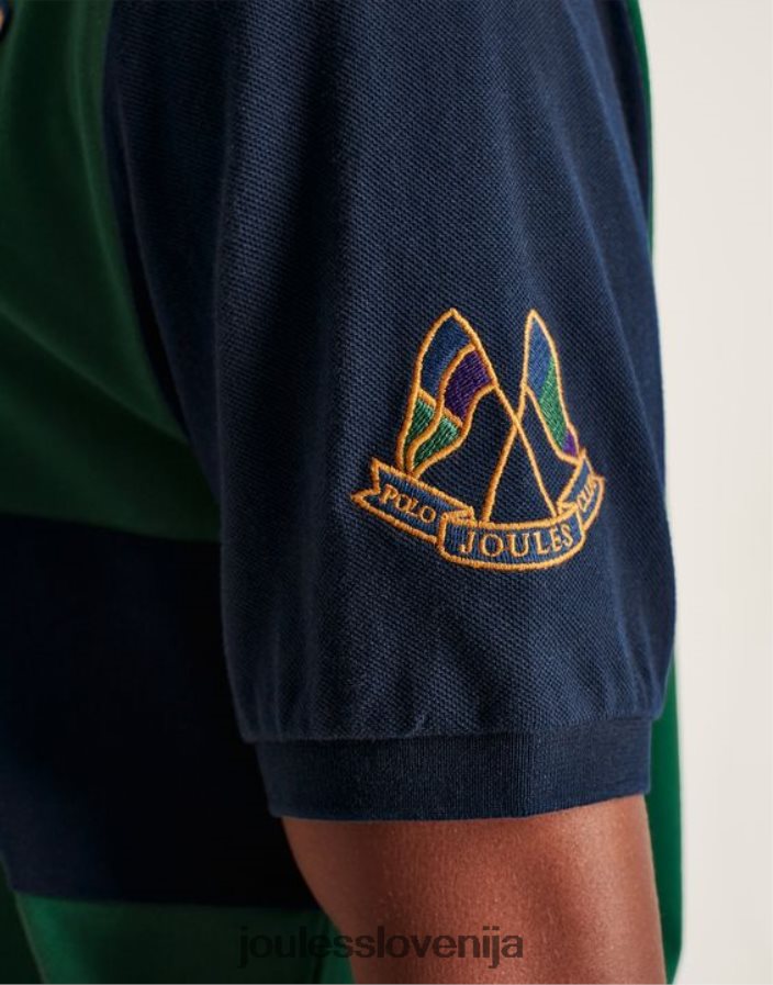 Joules oblačila moški okrašena polo majica NFBJ4H221 zelena