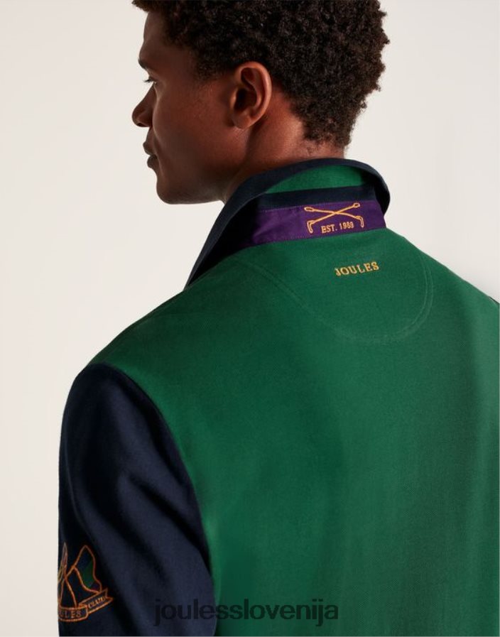 Joules oblačila moški okrašena polo majica NFBJ4H221 zelena