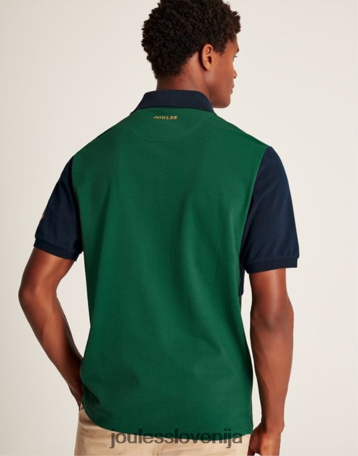 Joules oblačila moški okrašena polo majica NFBJ4H221 zelena