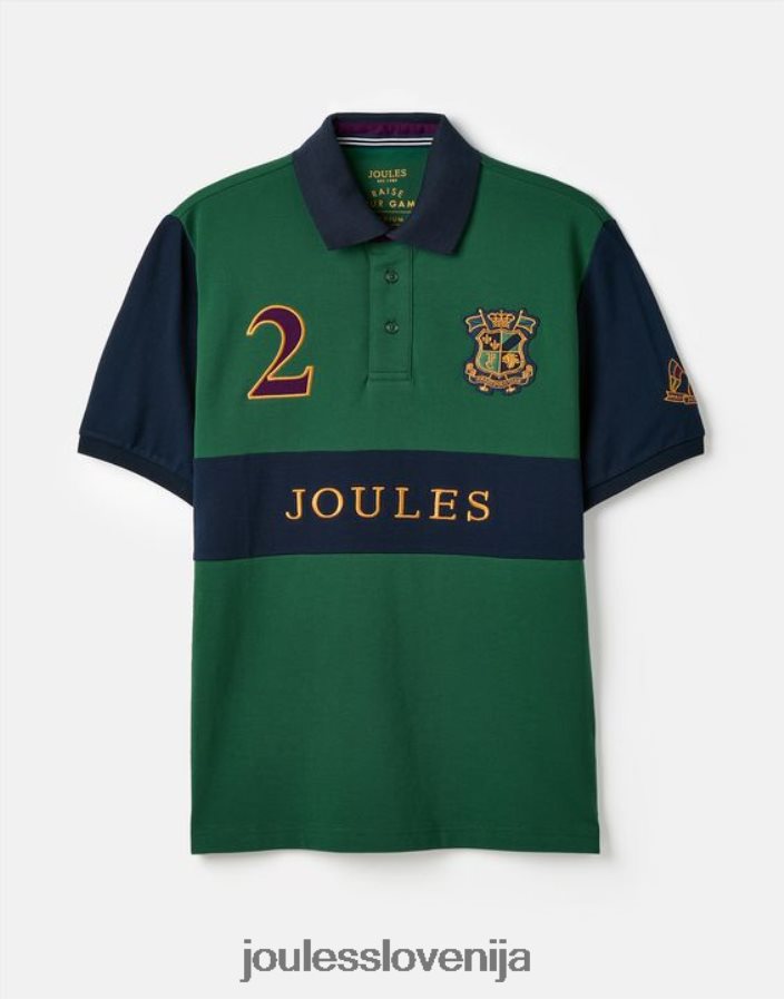 Joules oblačila moški okrašena polo majica NFBJ4H221 zelena