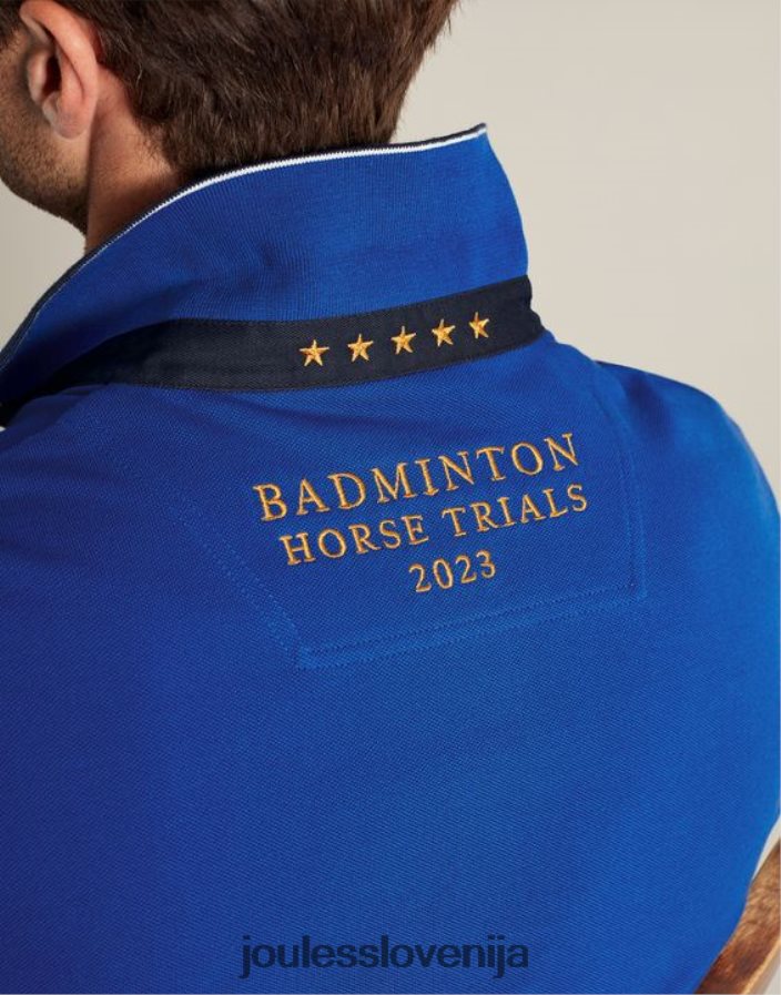Joules oblačila moški polo majica za badminton NFBJ4H176 modra