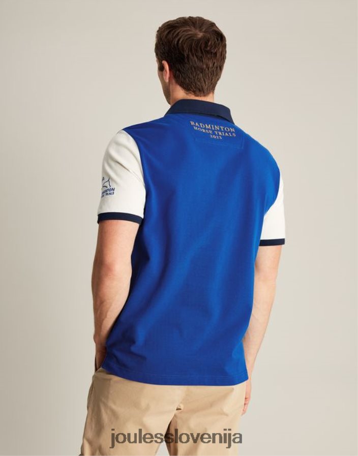 Joules oblačila moški polo majica za badminton NFBJ4H176 modra