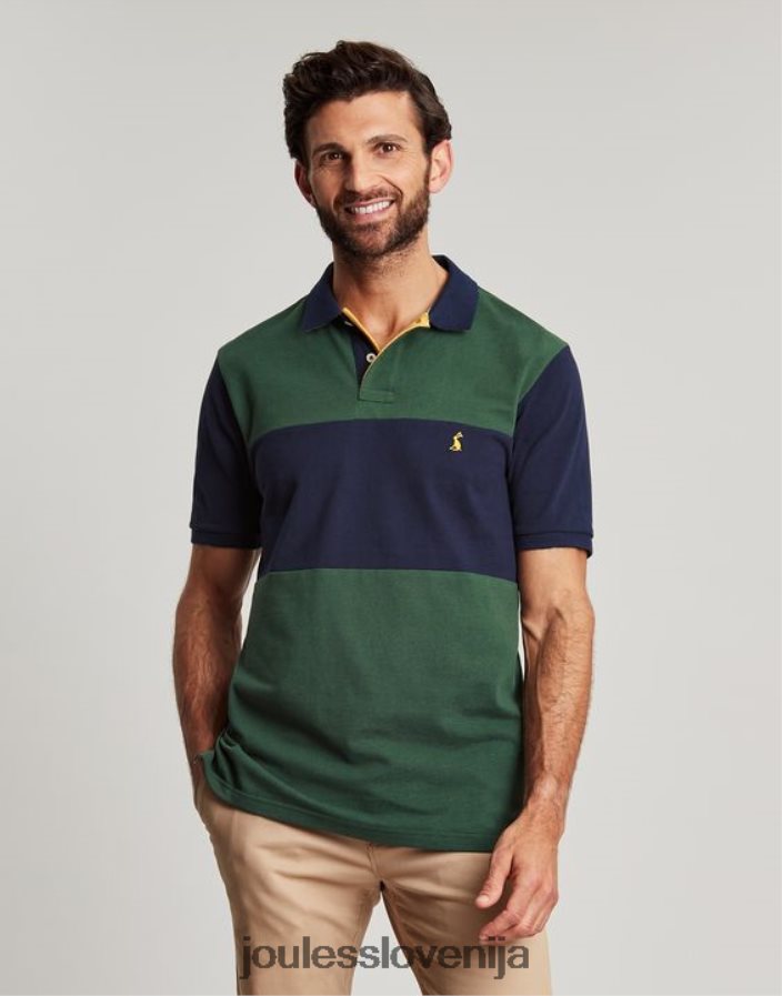 Joules oblačila moški woody polo majica NFBJ4H173 temno zelena