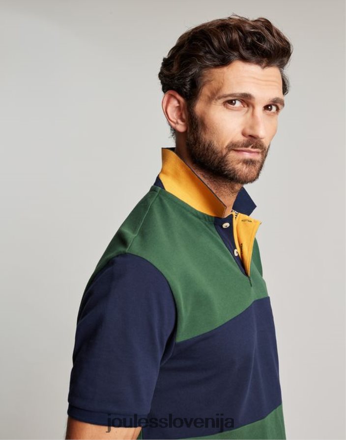 Joules oblačila moški woody polo majica NFBJ4H173 temno zelena