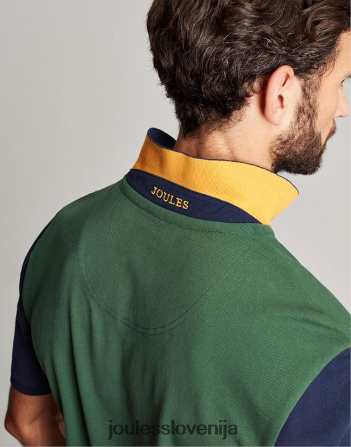 Joules oblačila moški woody polo majica NFBJ4H173 temno zelena