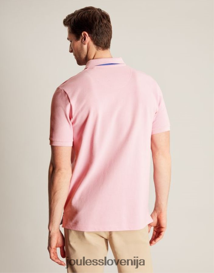 Joules oblačila moški woody polo majica NFBJ4H183 svetlo roza