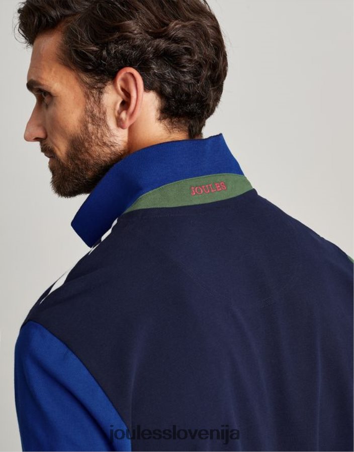 Joules oblačila moški woody polo majica NFBJ4H186 mornarsko bela črta