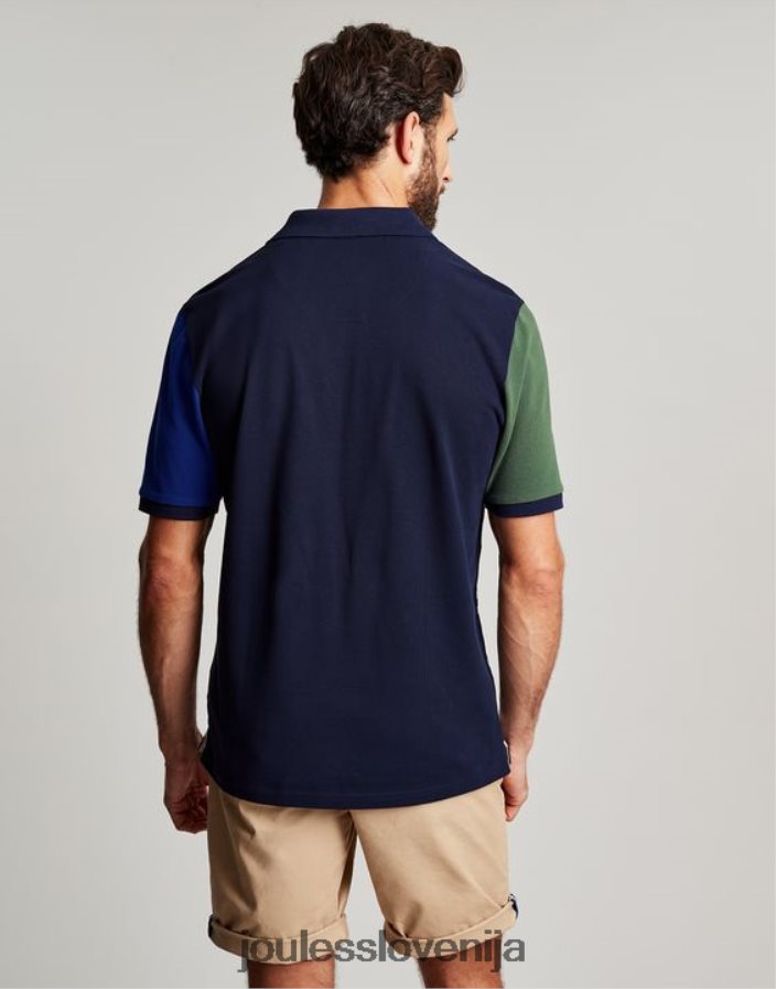 Joules oblačila moški woody polo majica NFBJ4H186 mornarsko bela črta