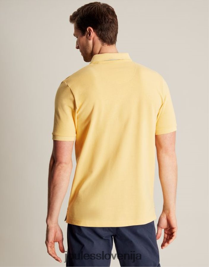 Joules oblačila moški woody polo majica NFBJ4H187 svetlo rumena