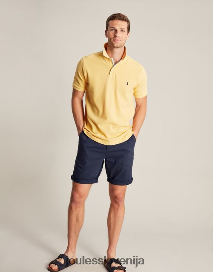 Joules oblačila moški woody polo majica NFBJ4H187 svetlo rumena