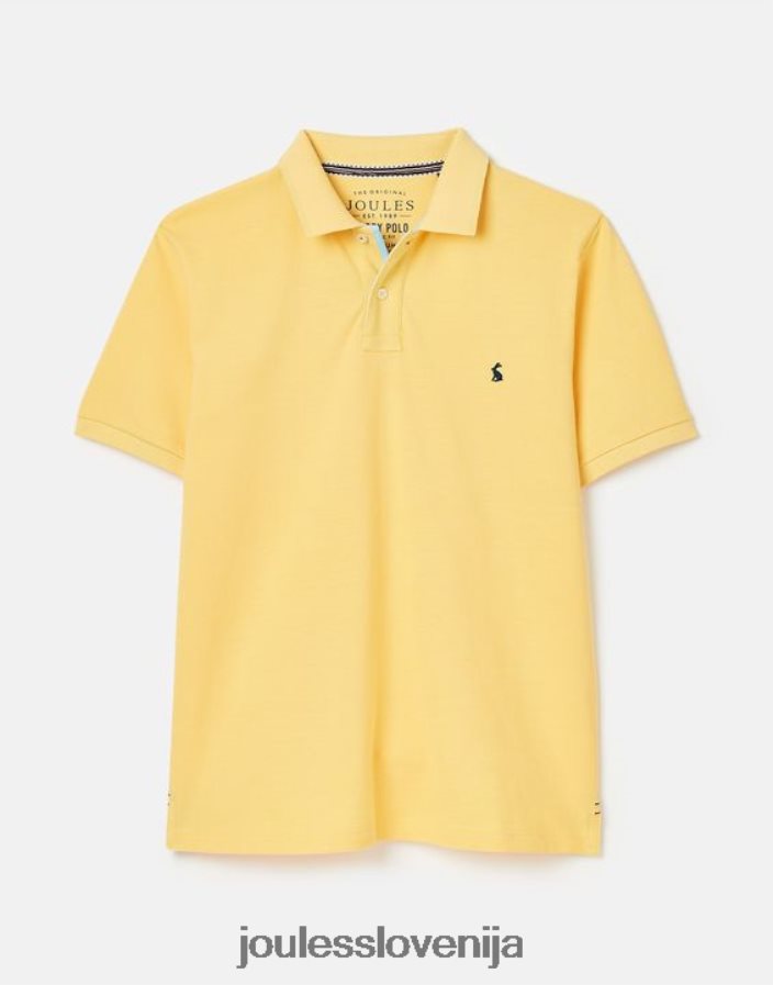 Joules oblačila moški woody polo majica NFBJ4H187 svetlo rumena