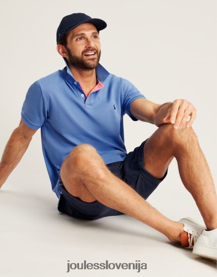 Joules oblačila moški woody polo majica NFBJ4H188 modra