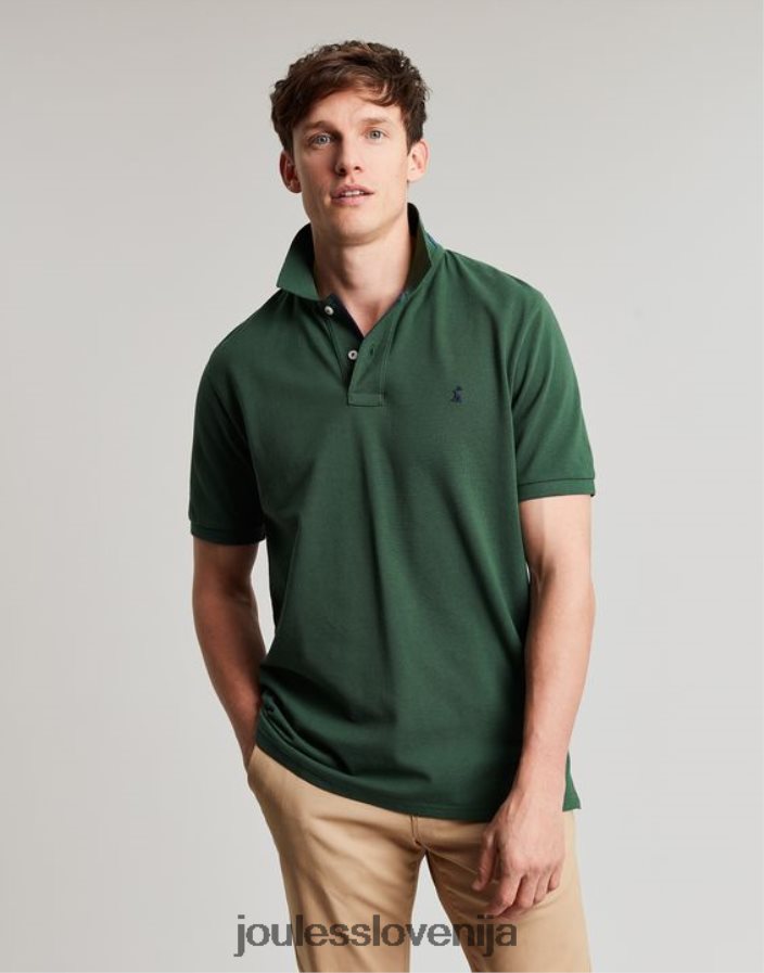 Joules oblačila moški woody polo majica NFBJ4H192 temno zelena