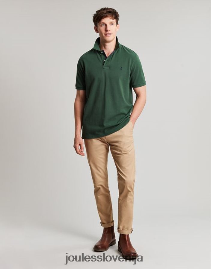Joules oblačila moški woody polo majica NFBJ4H192 temno zelena