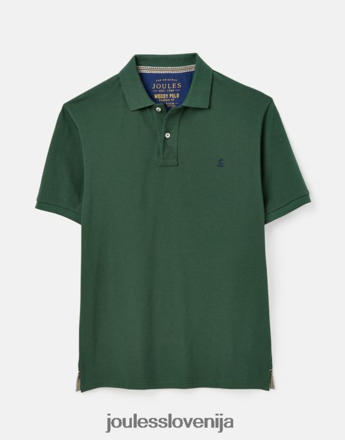 Joules oblačila moški woody polo majica NFBJ4H192 temno zelena