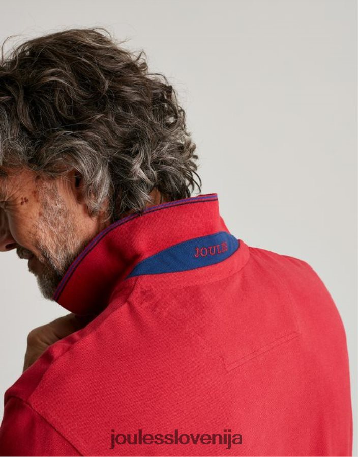 Joules oblačila moški woody polo majica NFBJ4H193 čili rdeč
