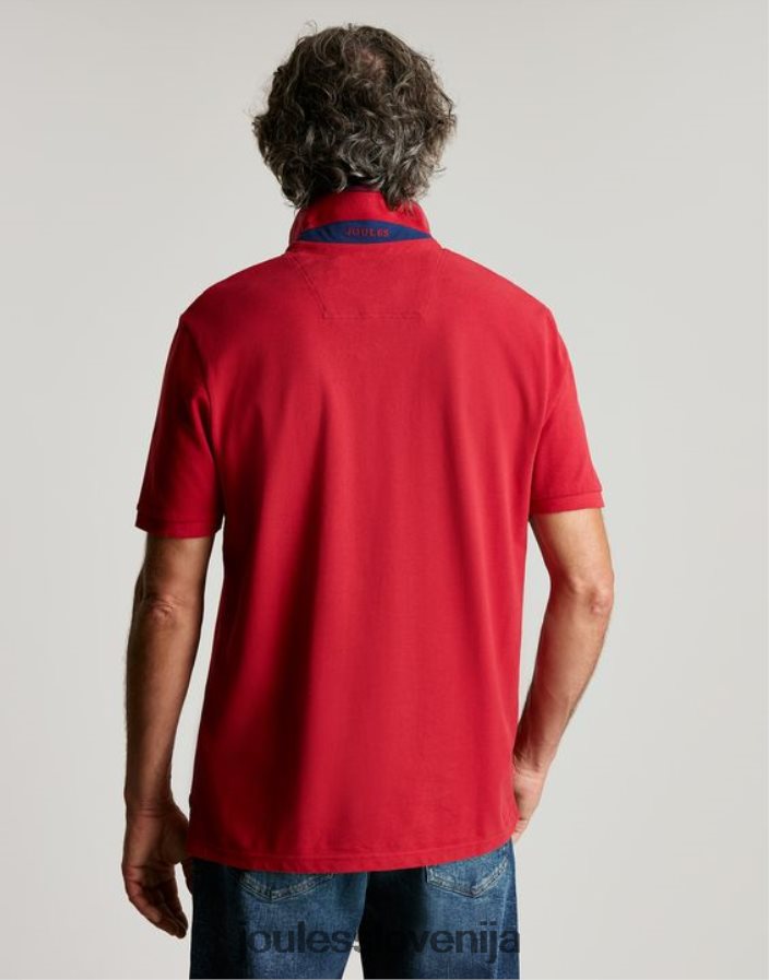 Joules oblačila moški woody polo majica NFBJ4H193 čili rdeč