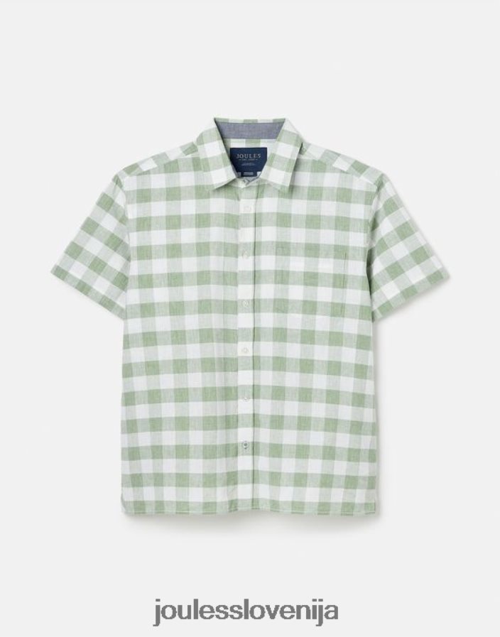 Joules oblačila moški breaker lanena srajca NFBJ4H175 zeleni gingham