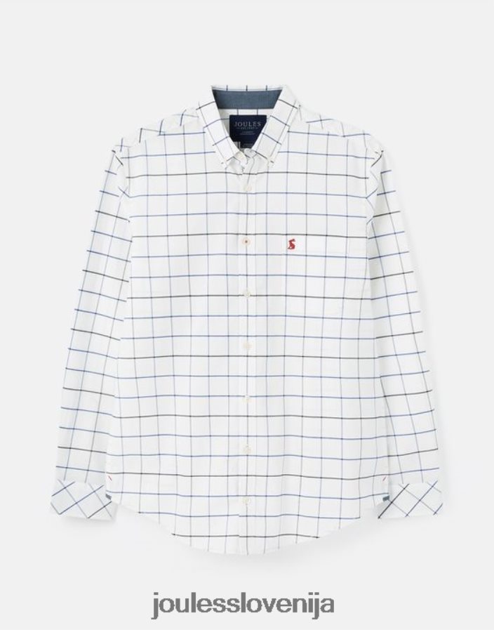 Joules oblačila moški klasična karirasta srajca welford NFBJ4H174 beli karo