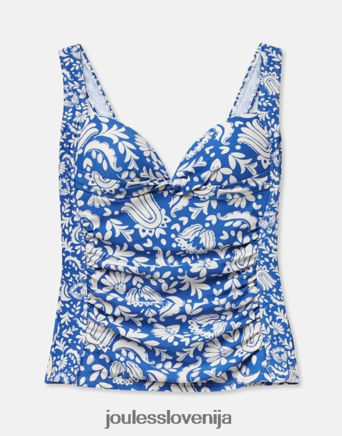 Joules oblačila ženske jasmin tankini NFBJ4H128 modri mozaik