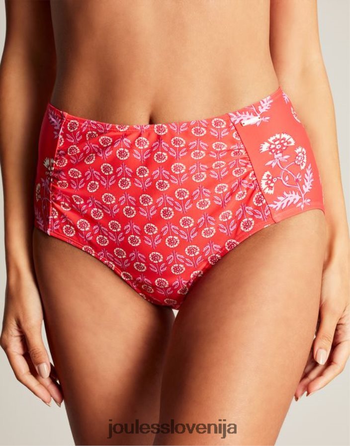 Joules oblačila ženske spodnji del bikinija v barvi jasmina NFBJ4H105 ditsy roza
