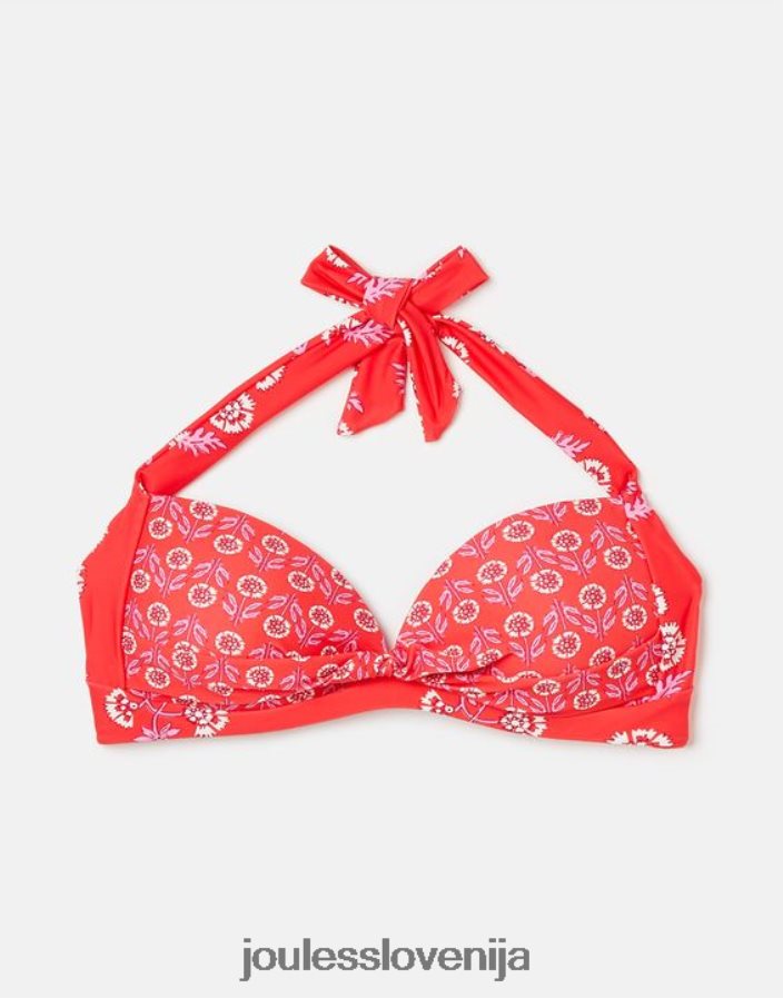 Joules oblačila ženske zgornji del bikinija v barvi jasmina NFBJ4H108 roza ditsy